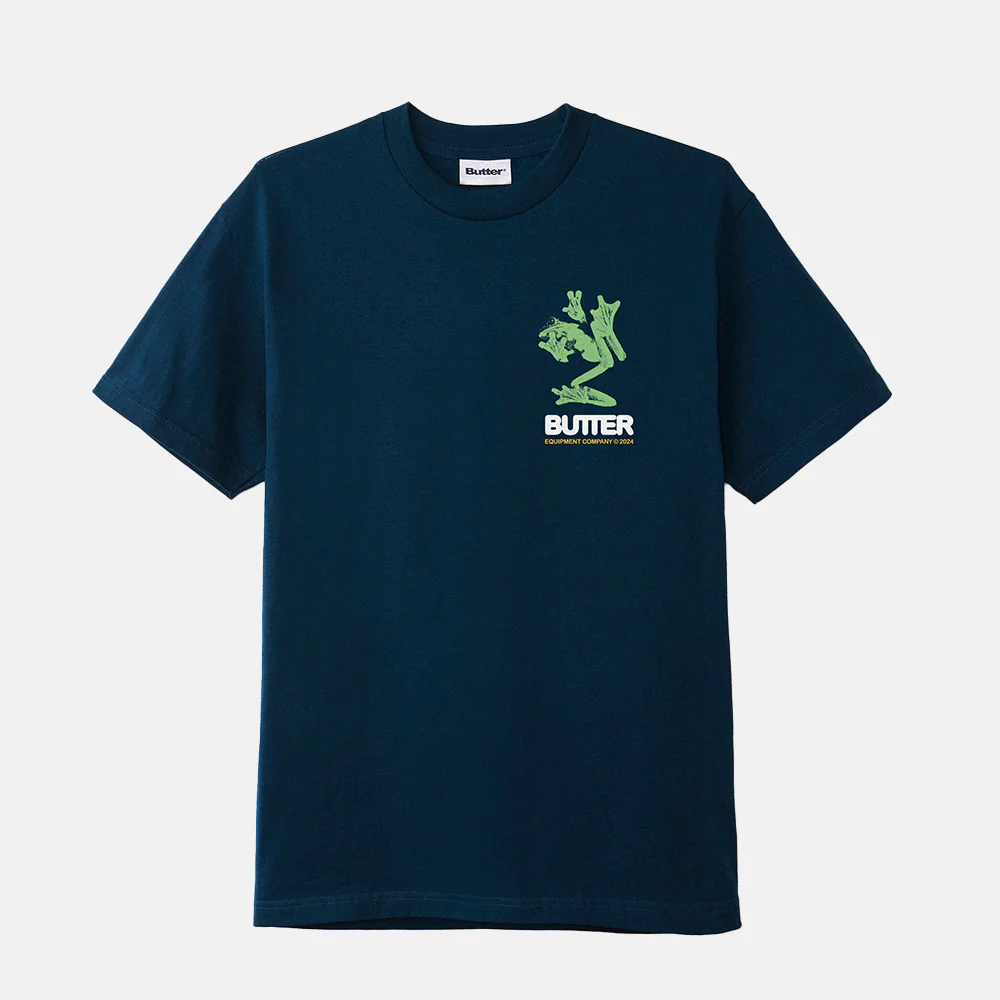 Butter Goods - Amphibian T-Shirt - Navy - Image 2