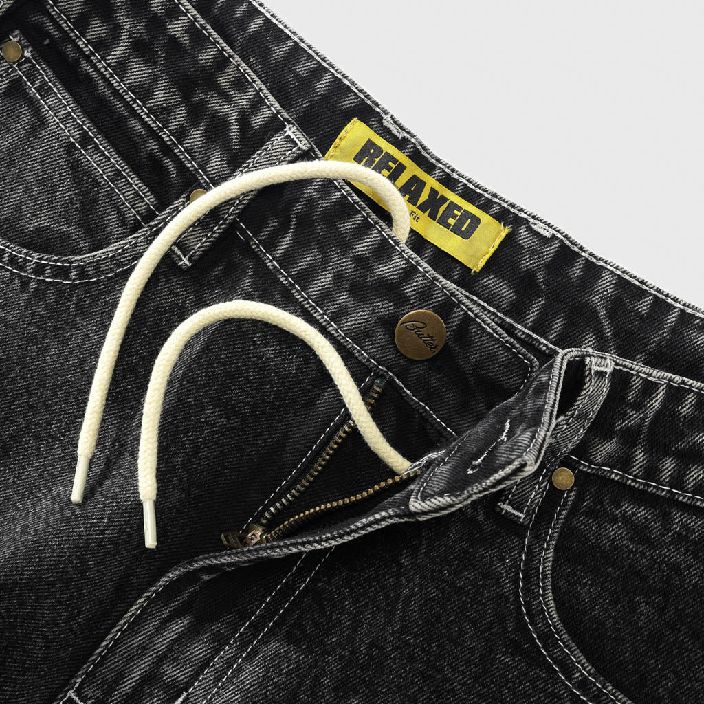 Butter Goods - Art Denim Jeans - Washed Black - Image 5