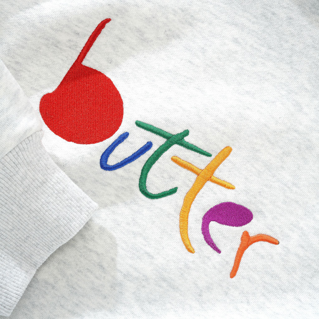 Butter Goods - Art Pullover Hooded Sweatshirt - Ash - Image 2
