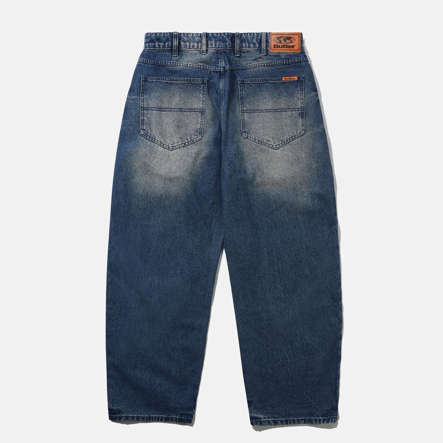 Butter Goods - Baggy Denim Jeans - Vintage Indigo Wash - Image 2
