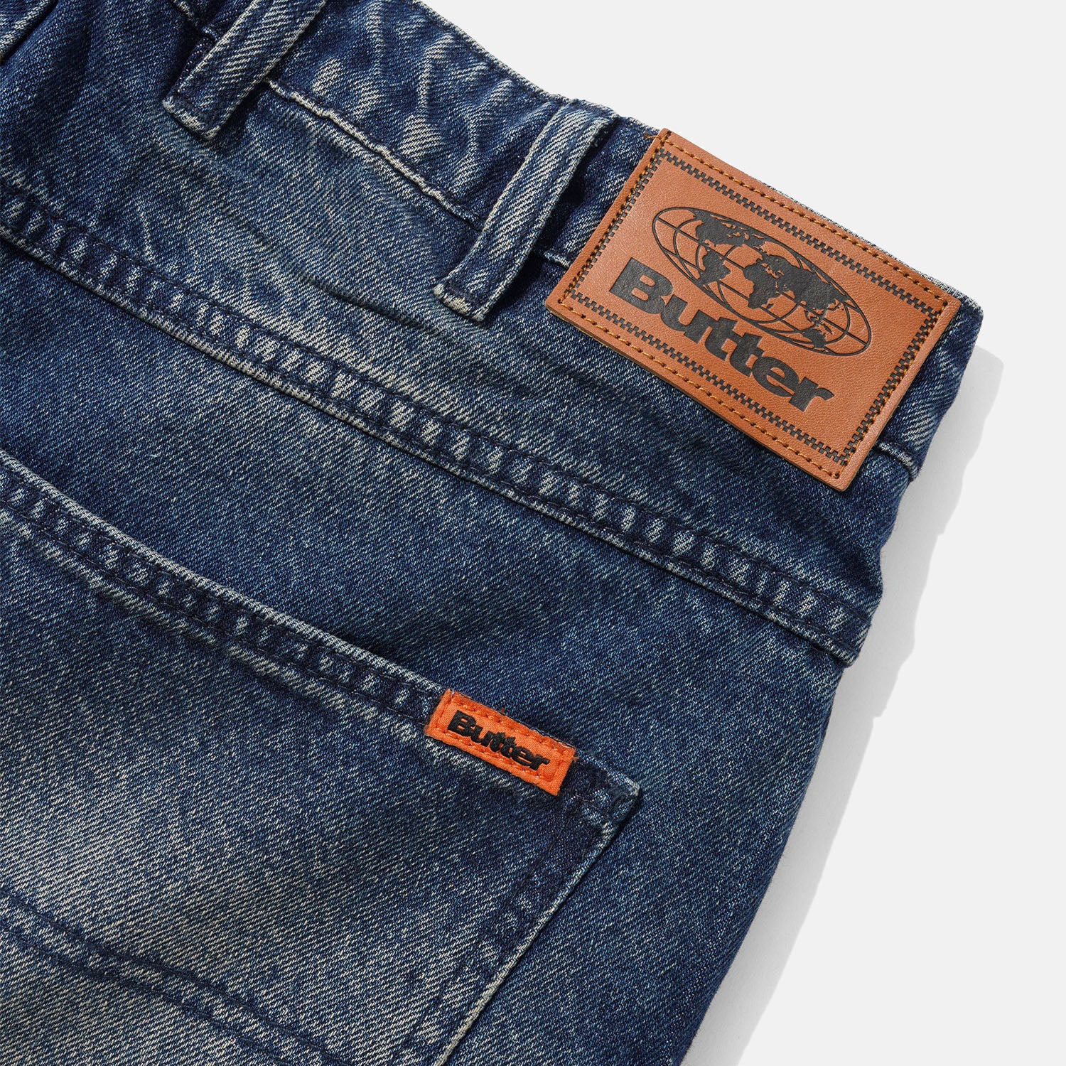 Butter Goods - Baggy Denim Jeans - Vintage Indigo Wash - Image 4
