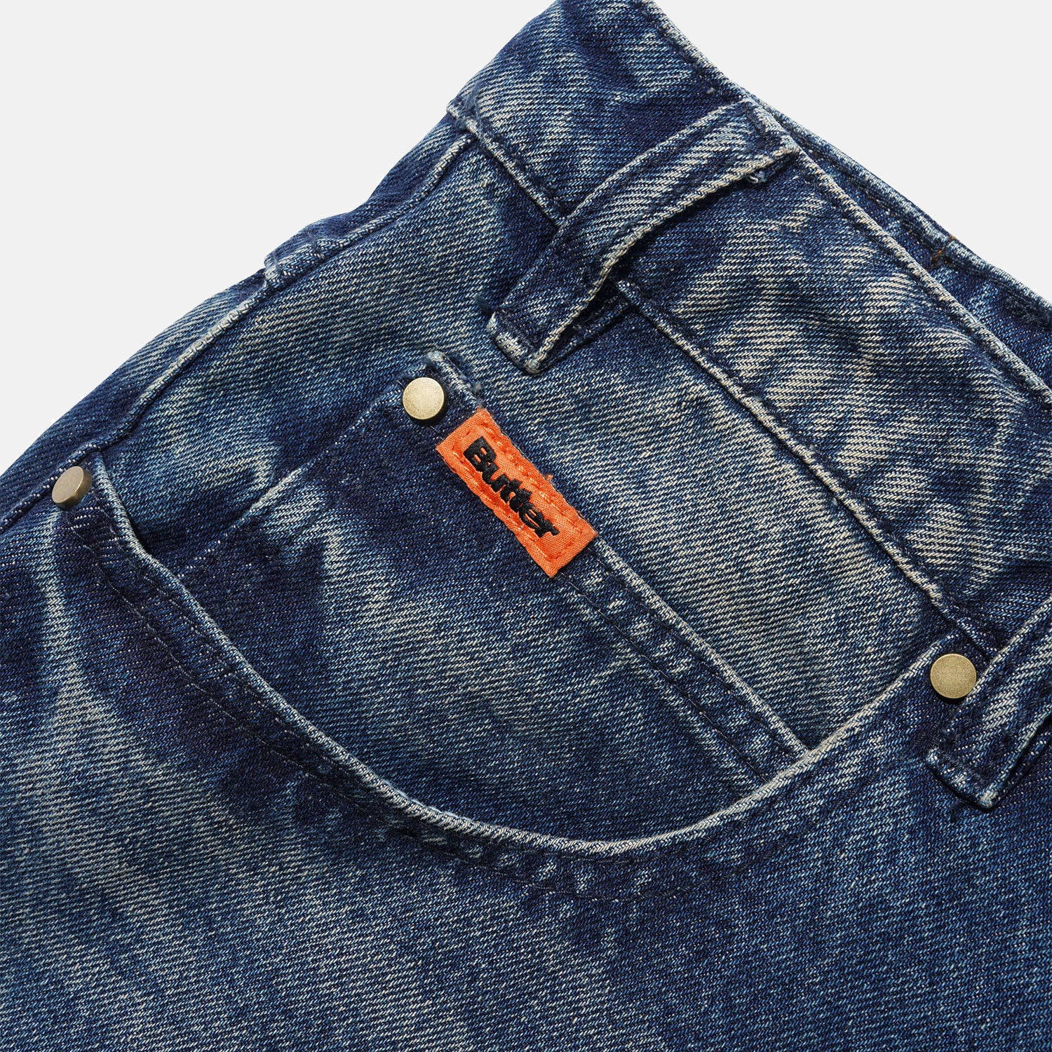 Butter Goods - Baggy Denim Jeans - Vintage Indigo Wash - Image 5