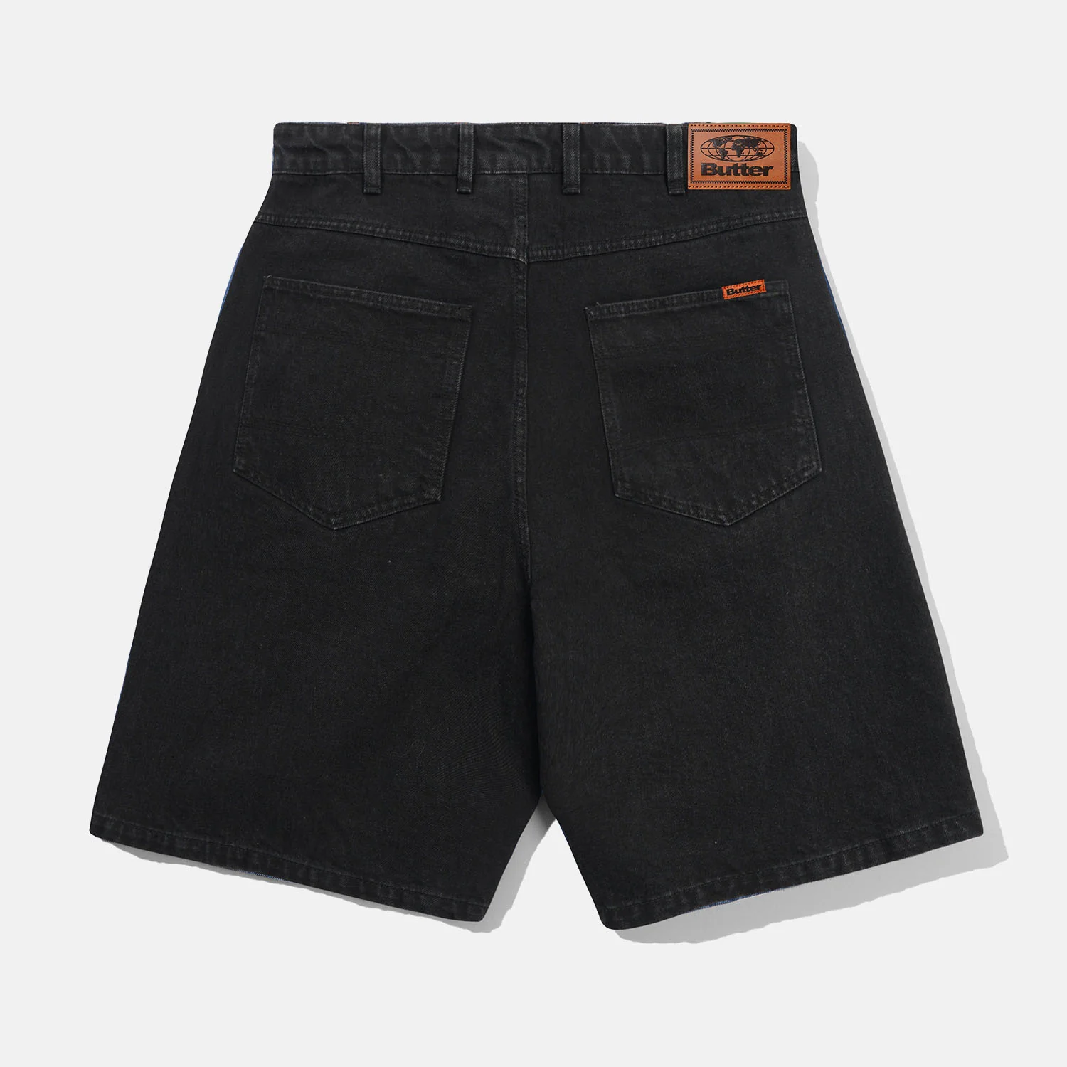 Butter Goods - Baggy Denim Shorts - Flat Black - Image 2