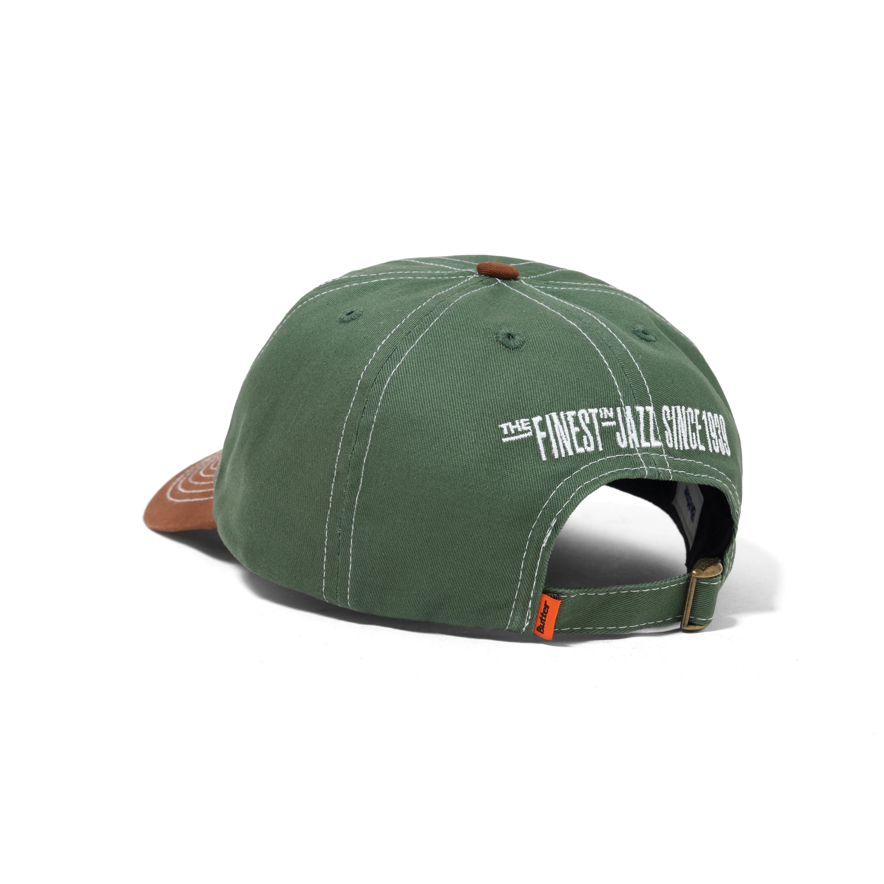 Butter Goods - Blue Note 6-Panel Cap - Sage / Brown - Image 2
