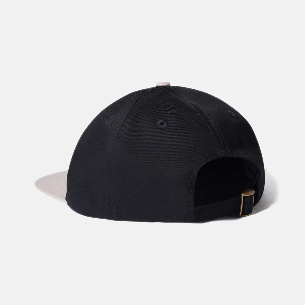 Butter Goods - Bouquet 6 Panel Cap - Black / Tan - Image 2