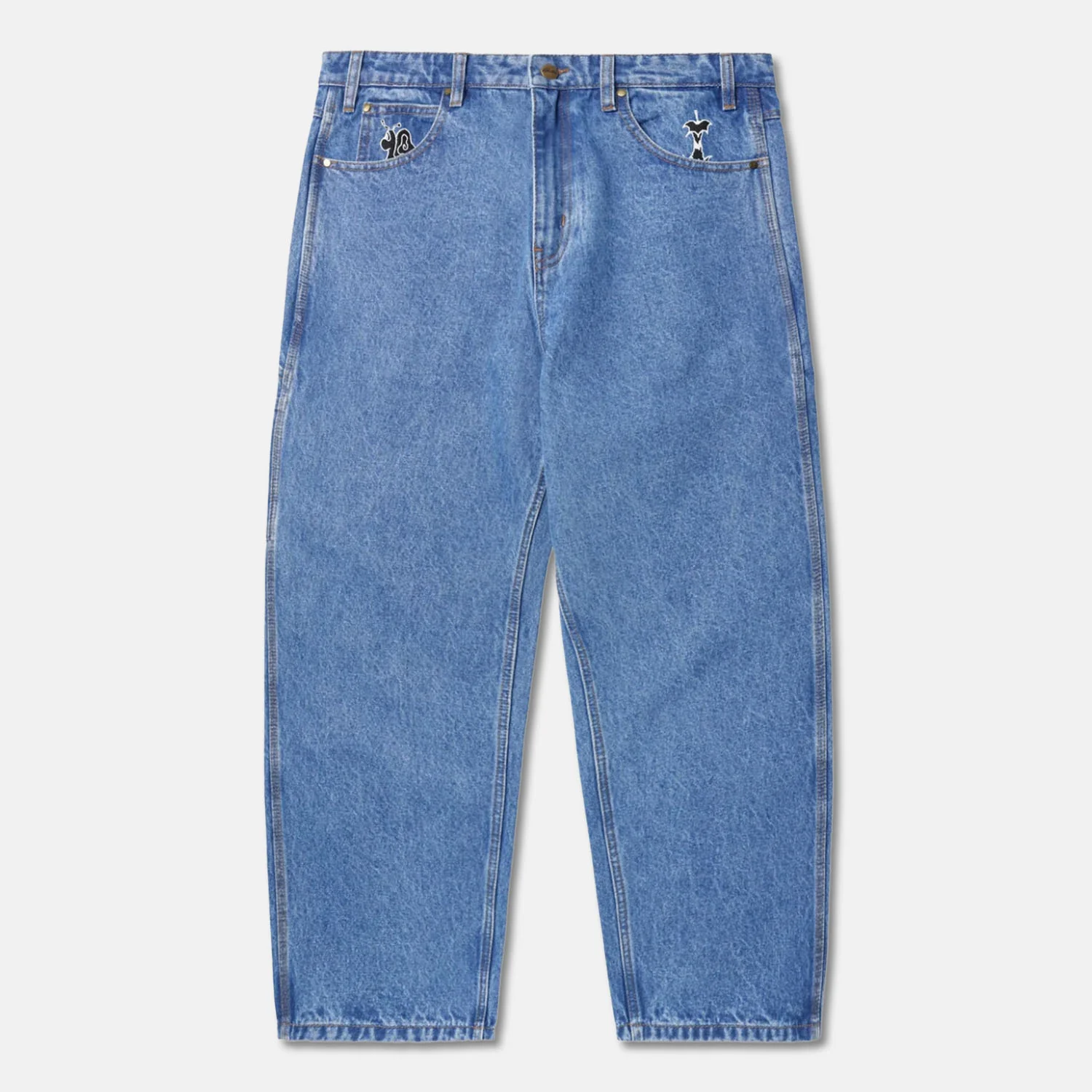 Butter Goods - Critter Heavy Weight Denim Jeans - Washed Indigo - Image 2