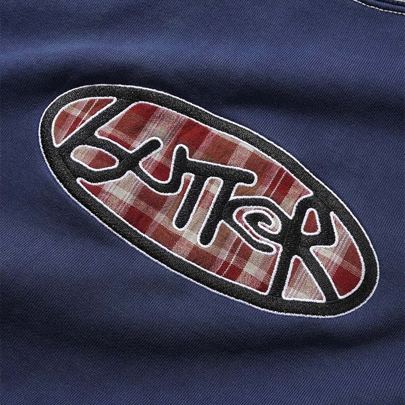Butter Goods - Crust Crewneck Sweatshirt - Washed Navy - Image 2