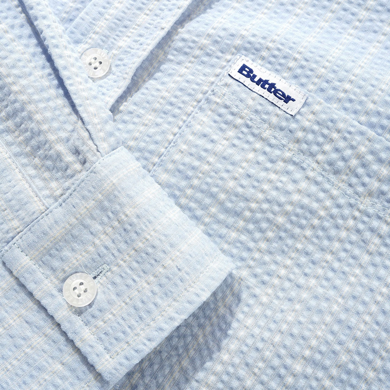 Butter Goods - Daniel Johnston Alive Again Long Sleeve Shirt - Light Blue - Image 5