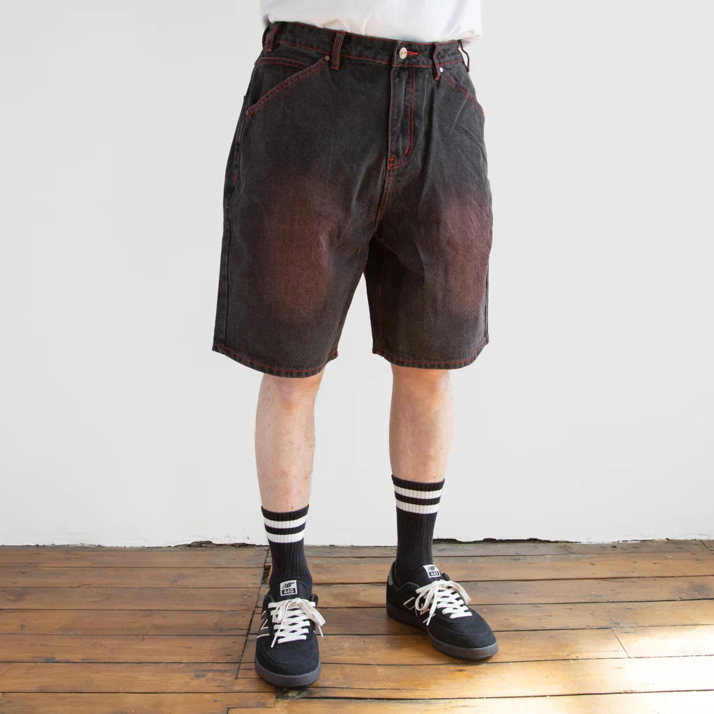 Butter Goods - Encounter Denim Shorts - Tinted Washed Black - Image 4