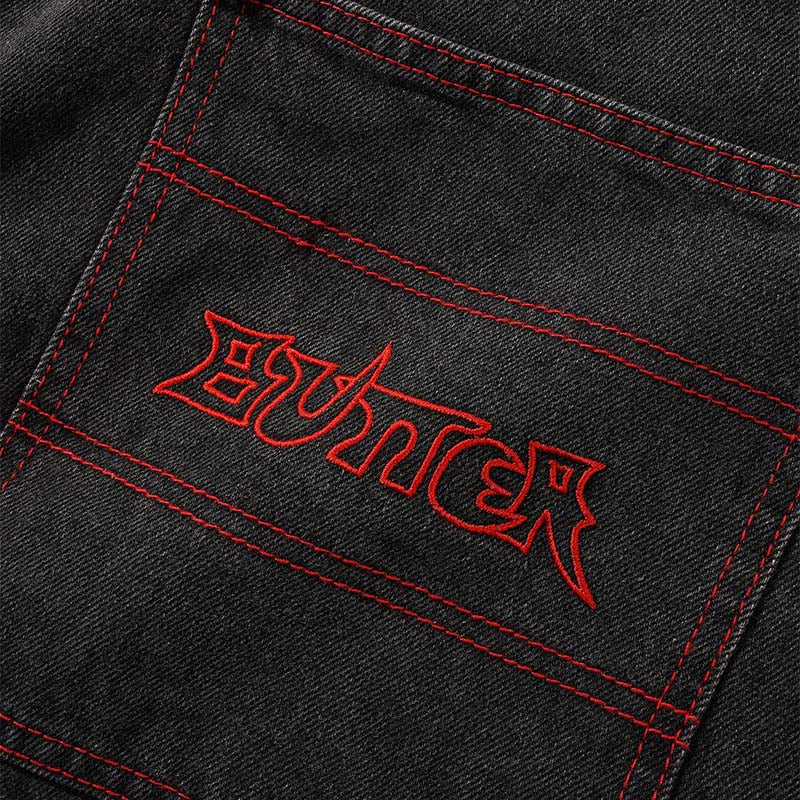 Butter Goods - Encounter Denim Shorts - Tinted Washed Black - Image 5