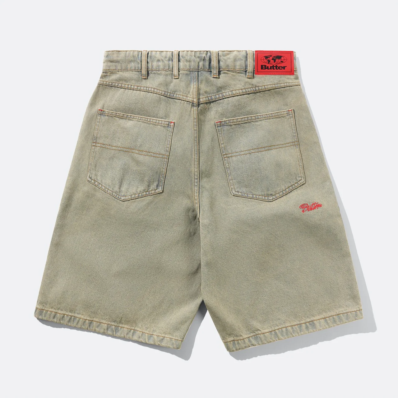 Butter Goods - Garage Denim Shorts - Sunfade Blue - Image 2