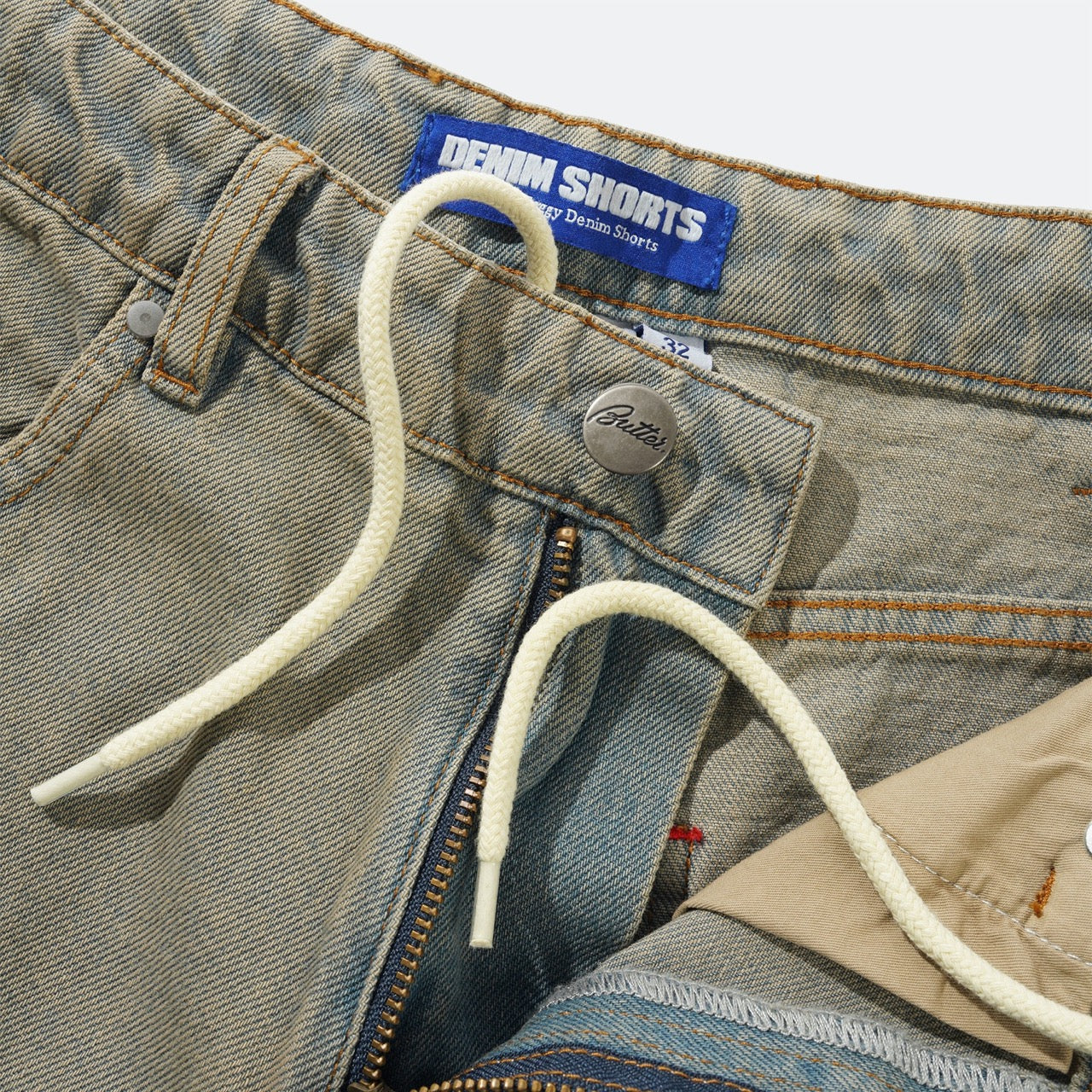 Butter Goods - Garage Denim Shorts - Sunfade Blue - Image 3