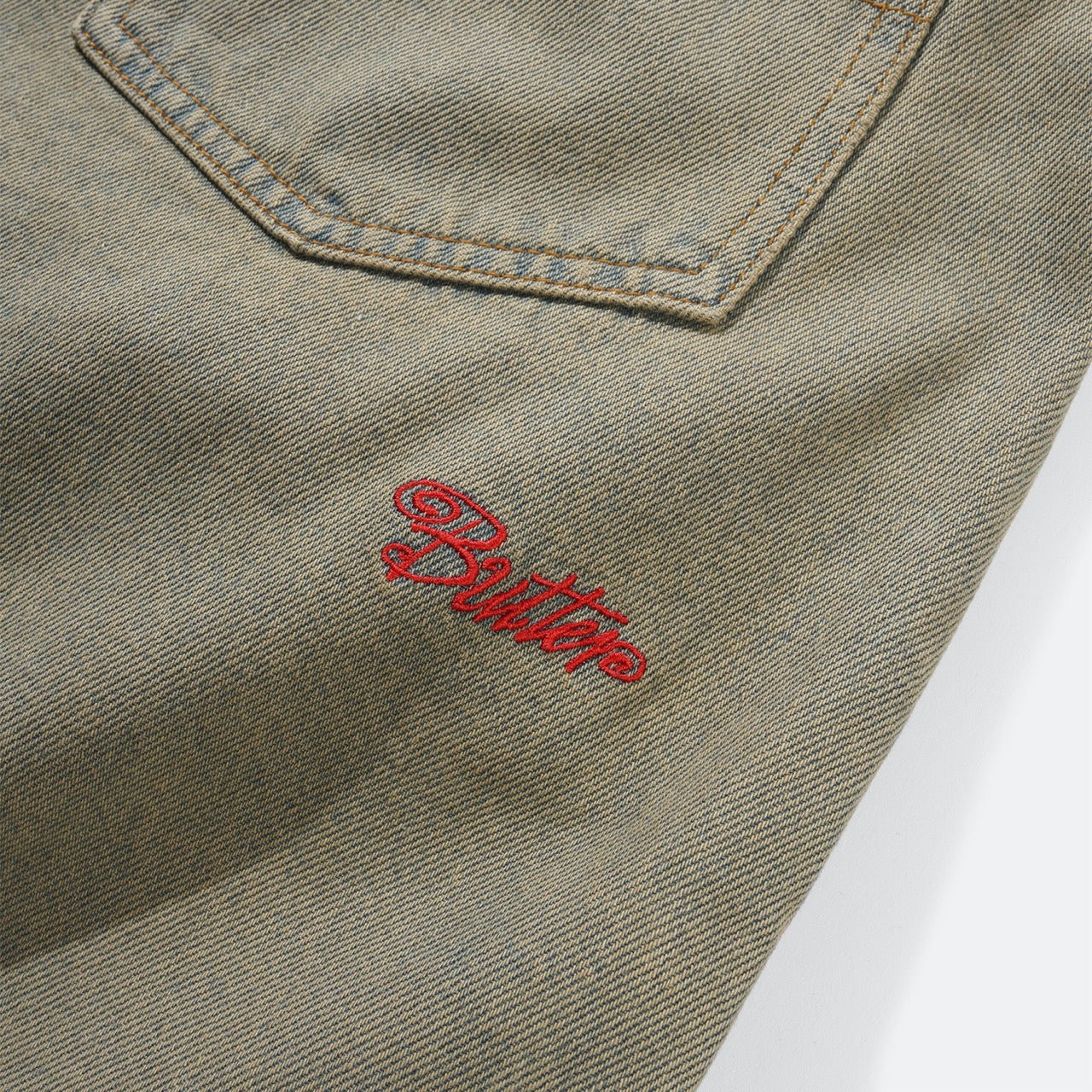 Butter Goods - Garage Denim Shorts - Sunfade Blue - Image 4