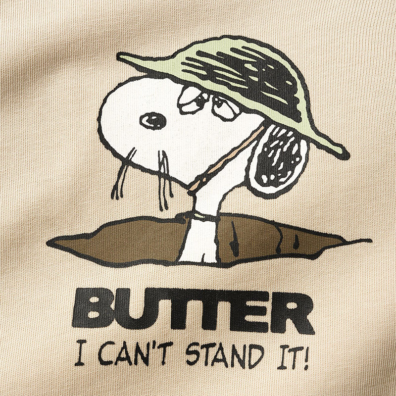 Butter Goods - Peanuts Can't Stand It T-Shirt - Washed Sandstone - Image 2