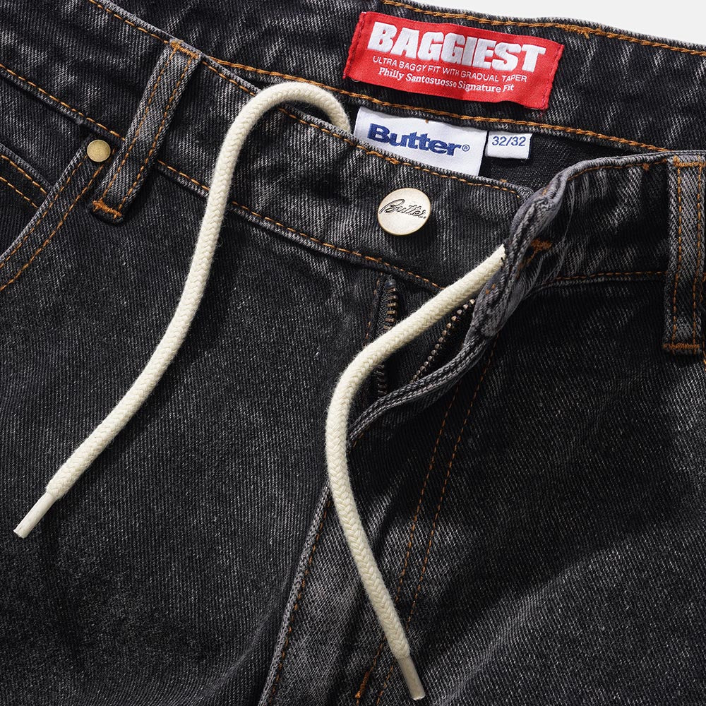 Butter Goods - Philly Santosuosso Denim Jeans - Gun Metal - Image 3