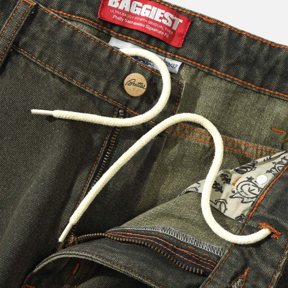 Butter Goods - Philly Santosuosso Denim Jeans - Army Wash - Image 6