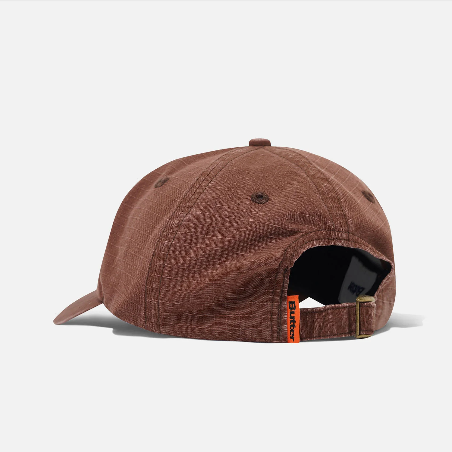 Butter Goods - Ripstop Rounded Logo Cap - Washed Brown - Image 2