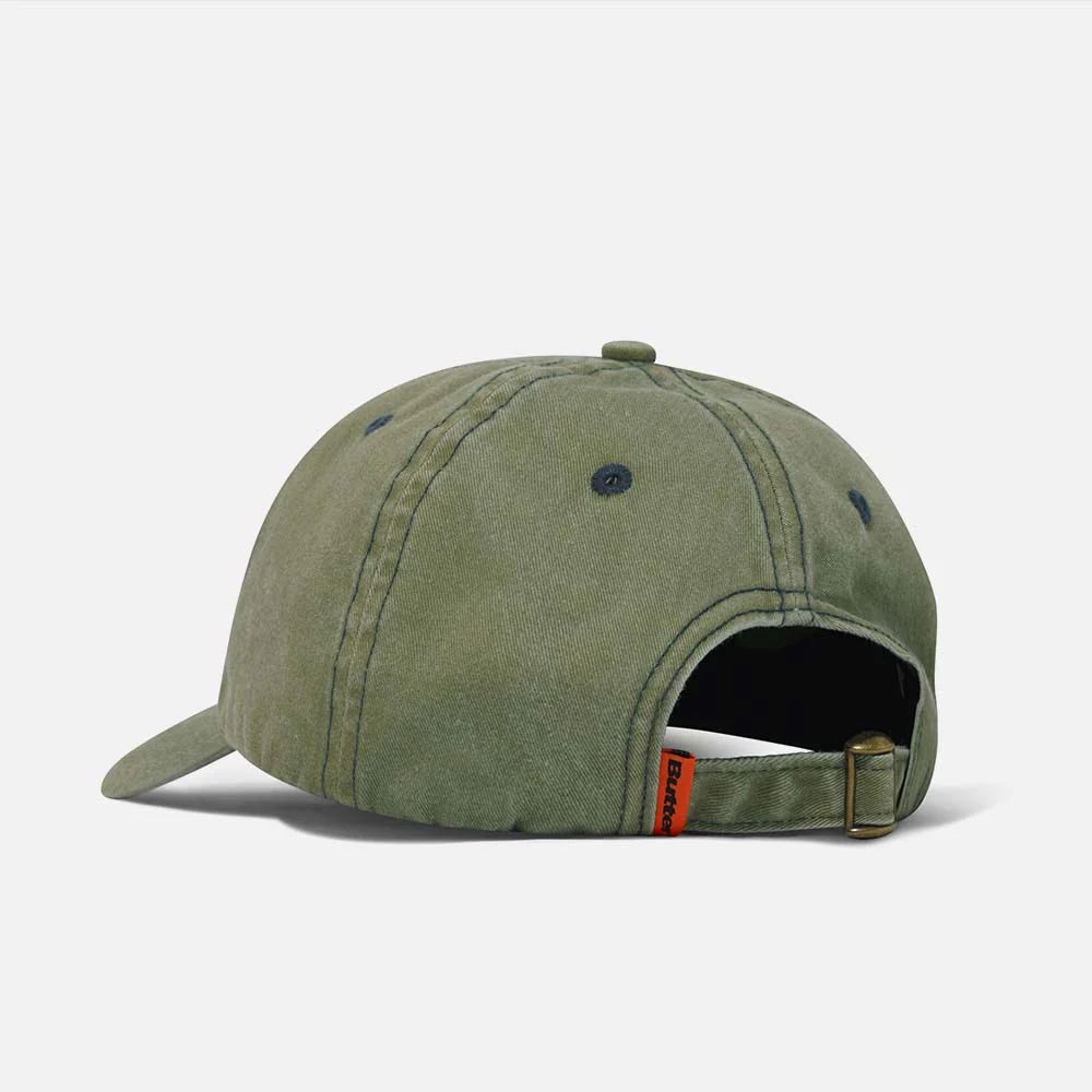 Butter Goods - Rounded Logo 6 Panel Cap - Washed Pear - Image 2