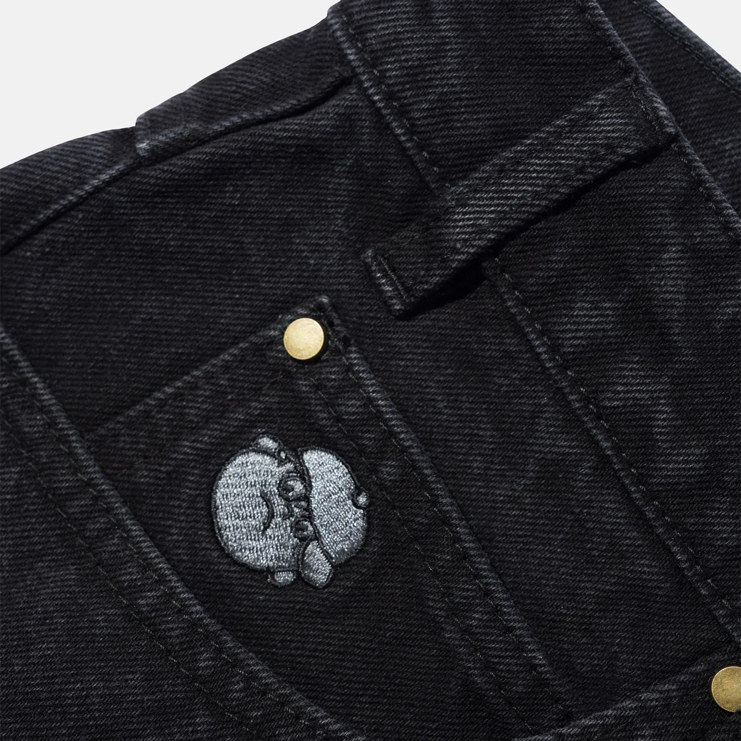 Butter Goods - Santosuosso Denim Jeans - Flat Black - Image 3