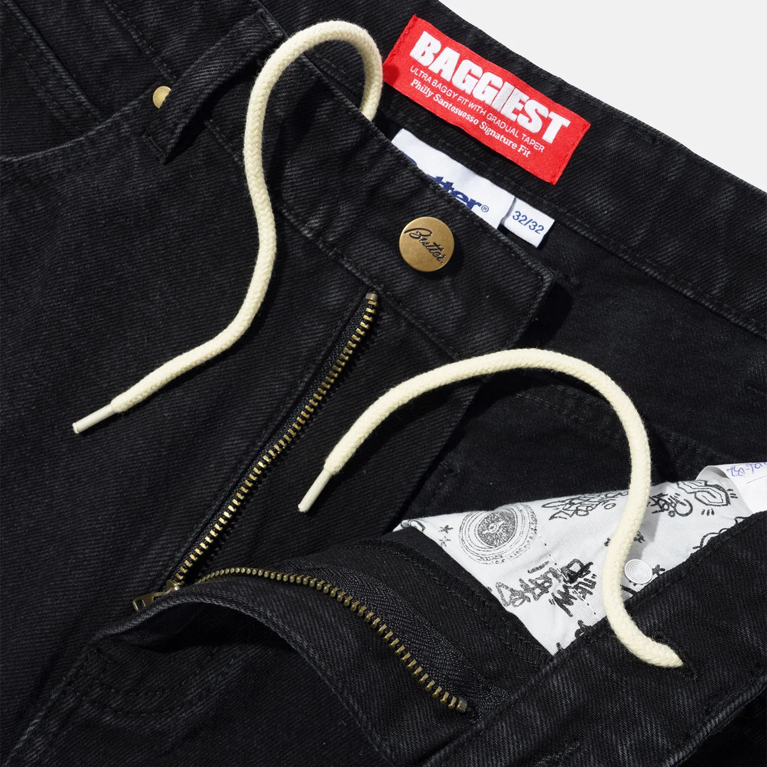 Butter Goods - Santosuosso Denim Jeans - Flat Black - Image 4