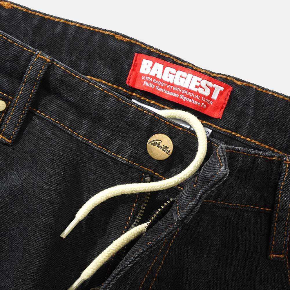 Butter Goods - Philly Santosuosso Denim Jeans - Washed Black - Image 5