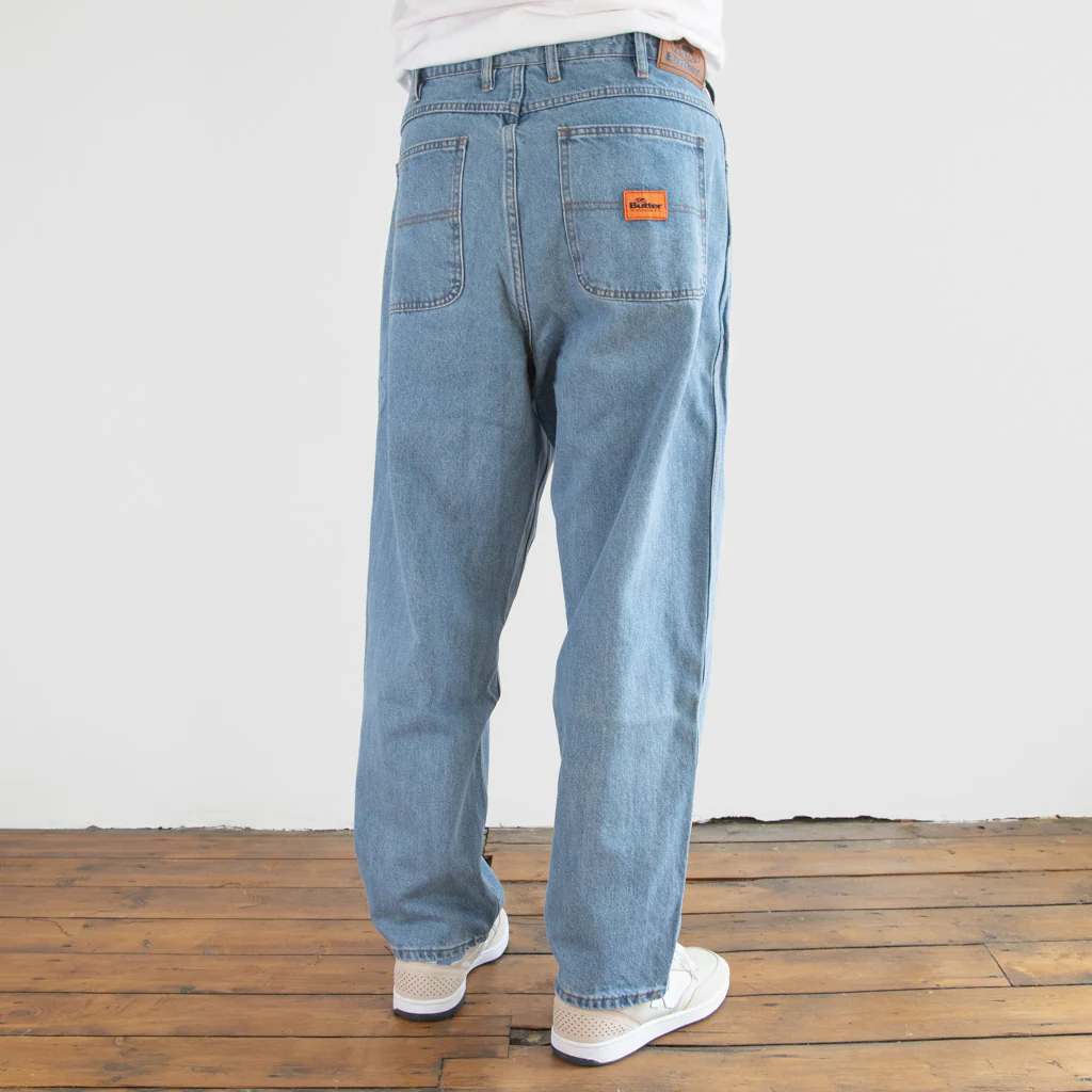 Butter Goods -  Philly Santosuosso Denim Jeans - Washed Indigo - Image 3