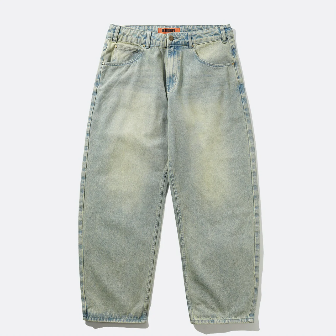 Butter Goods - Scorpion Stitch Denim Jeans - Tinted Light Blue - Image 3