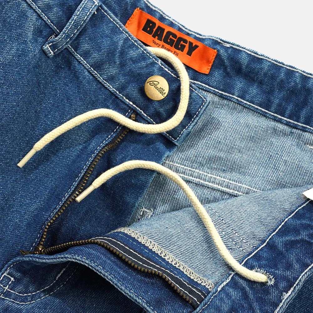 Butter Goods - Scribble Denim Jeans - Mid Blue - Image 5