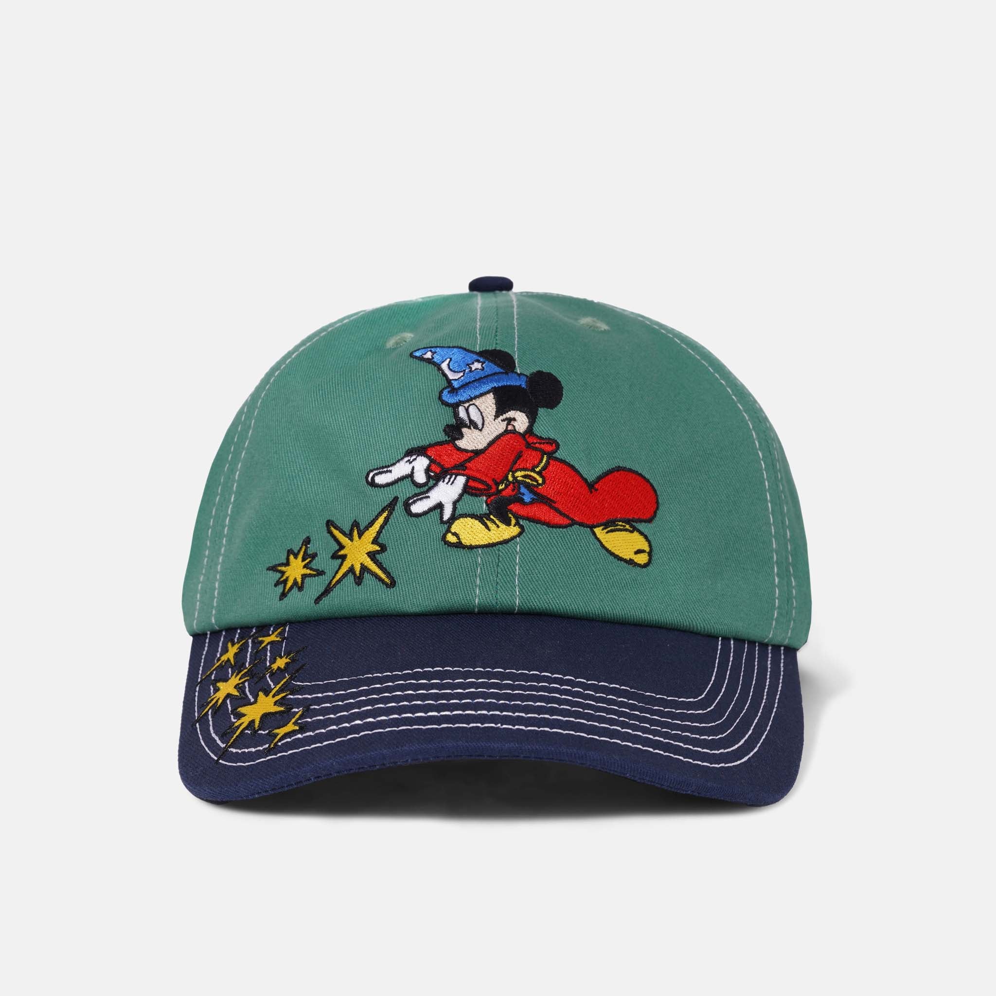 Butter Goods - Disney Sorcerer 6 Panel Cap - Sage / Navy - Image 2