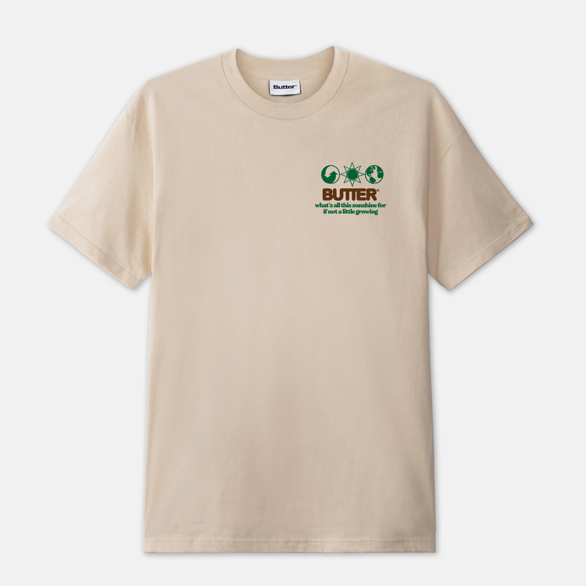 Butter Goods - Sunshine T-Shirt - Sand - Image 2