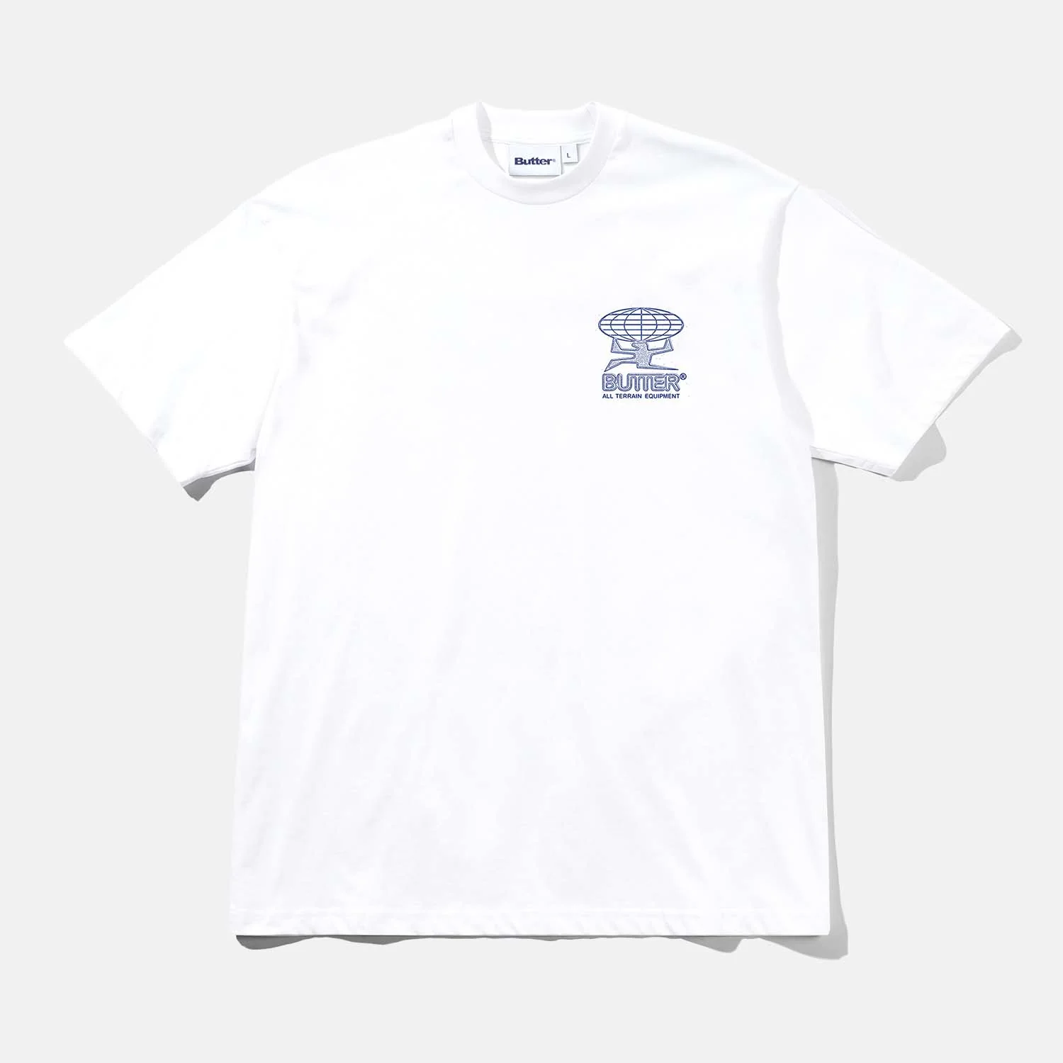 Butter Goods - Terrain T-Shirt - White / Blue - Image 2