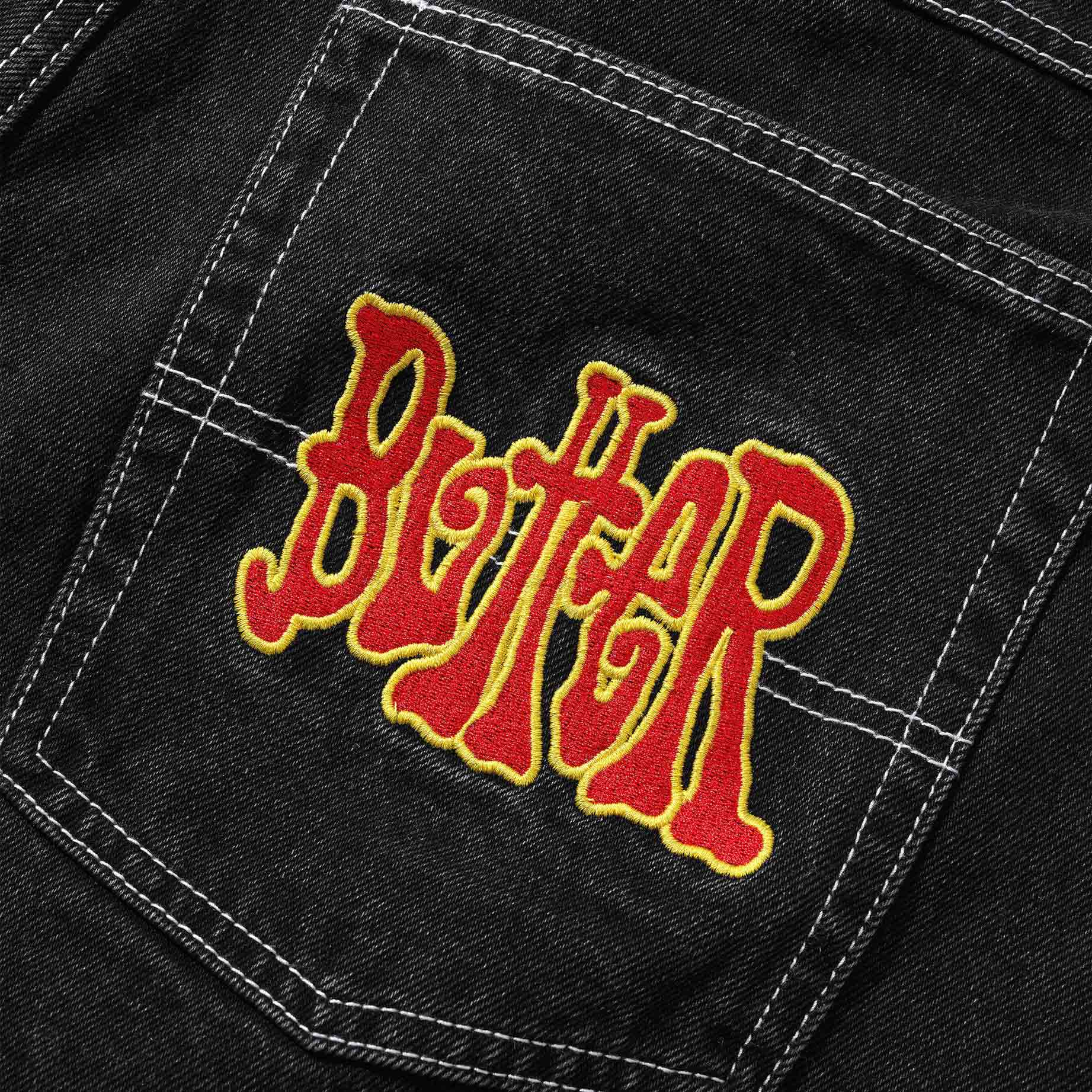 Butter Goods - Tour Denim Jeans - Flat Black - Image 3