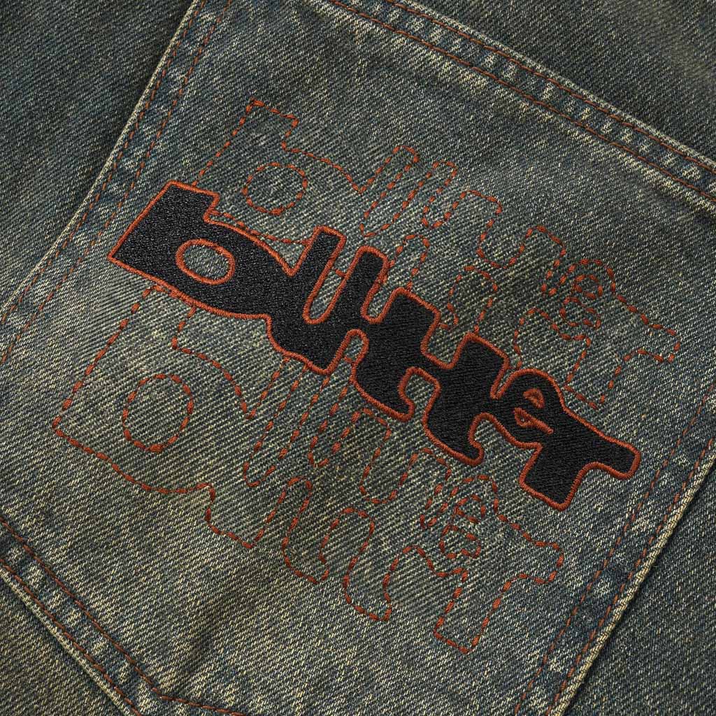 Butter Goods - Warped Denim Jeans - Dirty Wash Indigo - Image 6