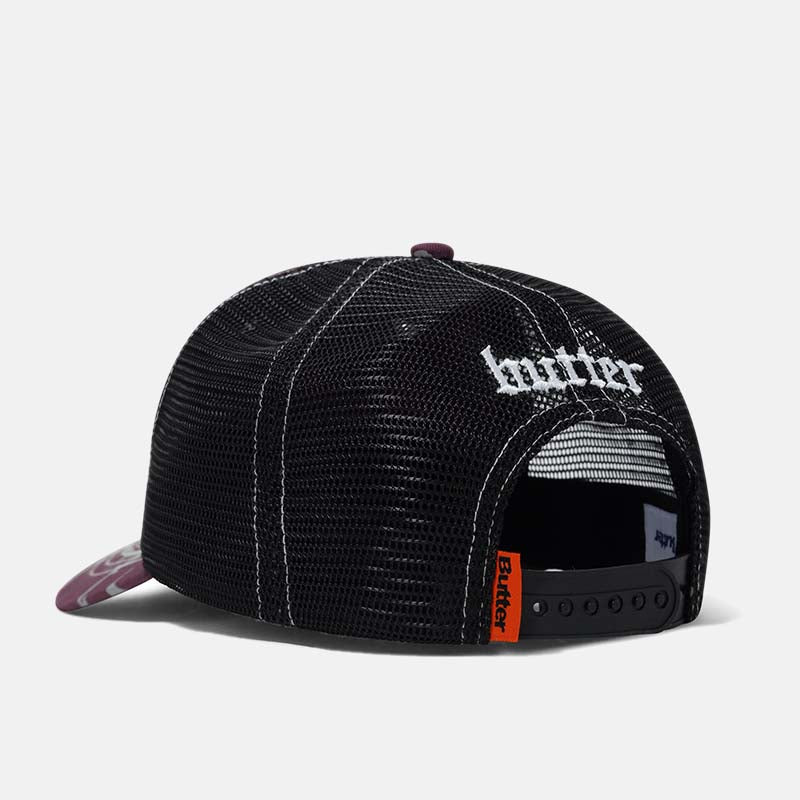 Butter Goods - Wired Trucker Cap - Wine - Image 2