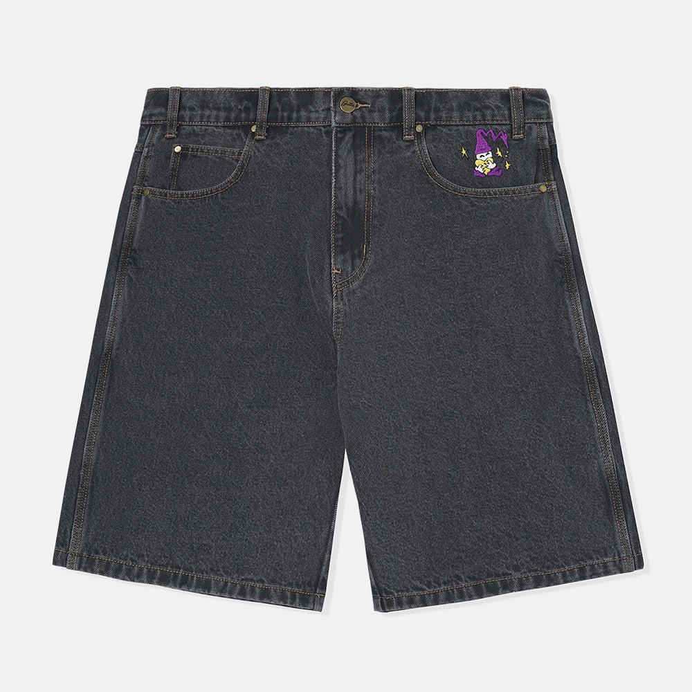 Butter Goods - Wizard Denim Shorts - Washed Black - Image 2