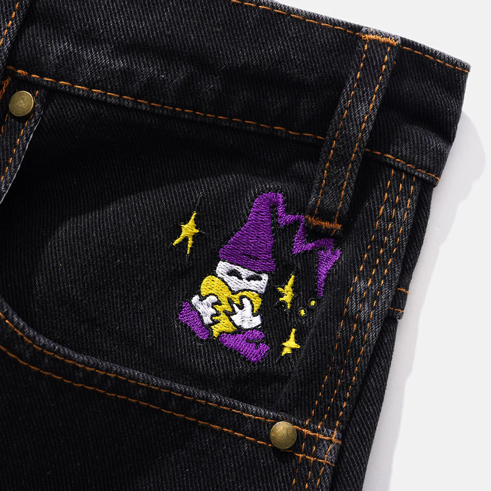 Butter Goods - Wizard Denim Shorts - Washed Black - Image 4
