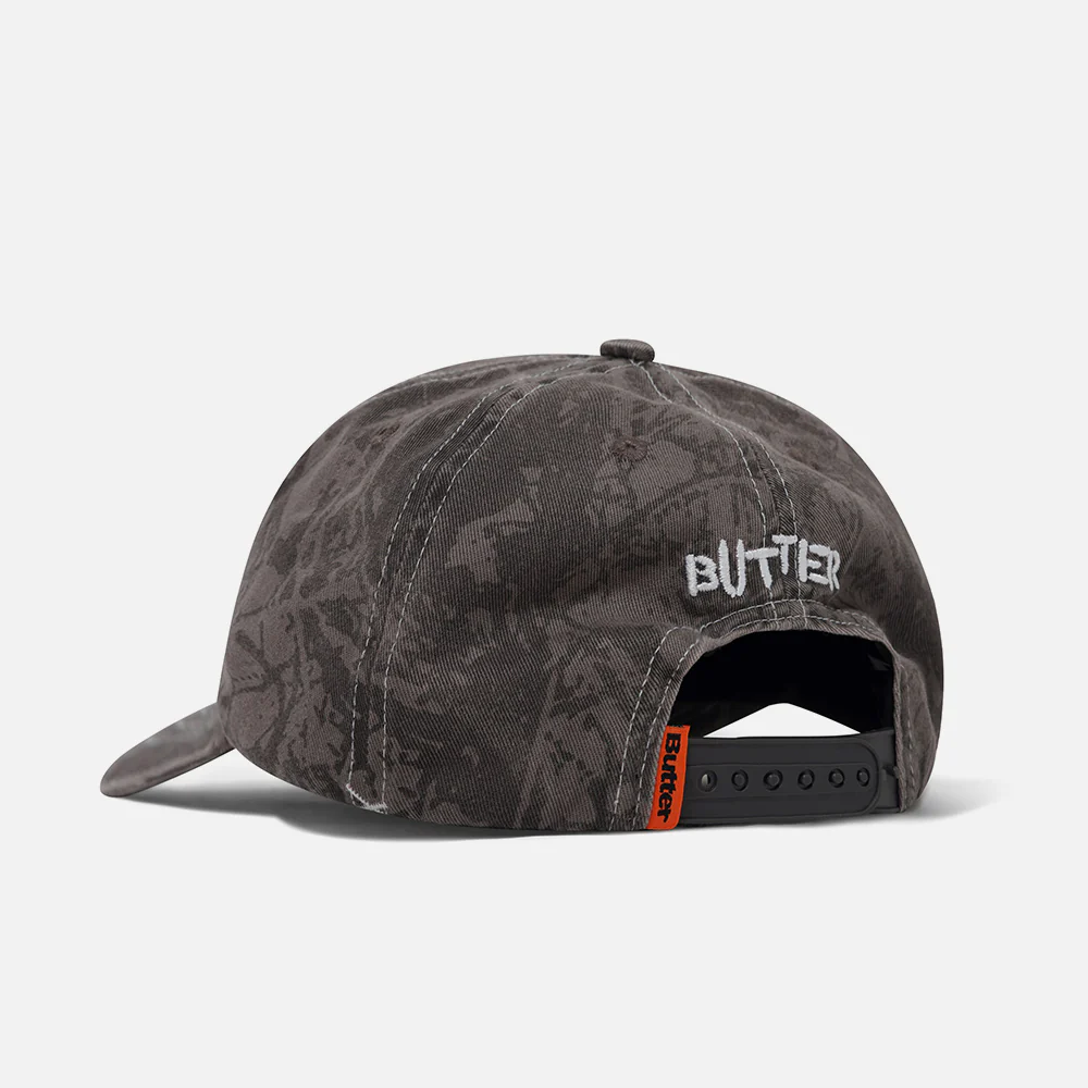 Butter Goods - Woods Camo 6 Panel Cap - Black - Image 2