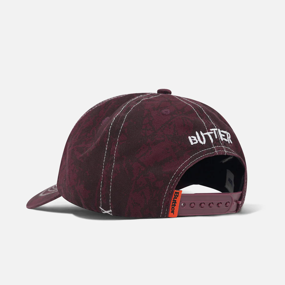Butter Goods - Woods Camo 6 Panel Cap - Rust - Image 2