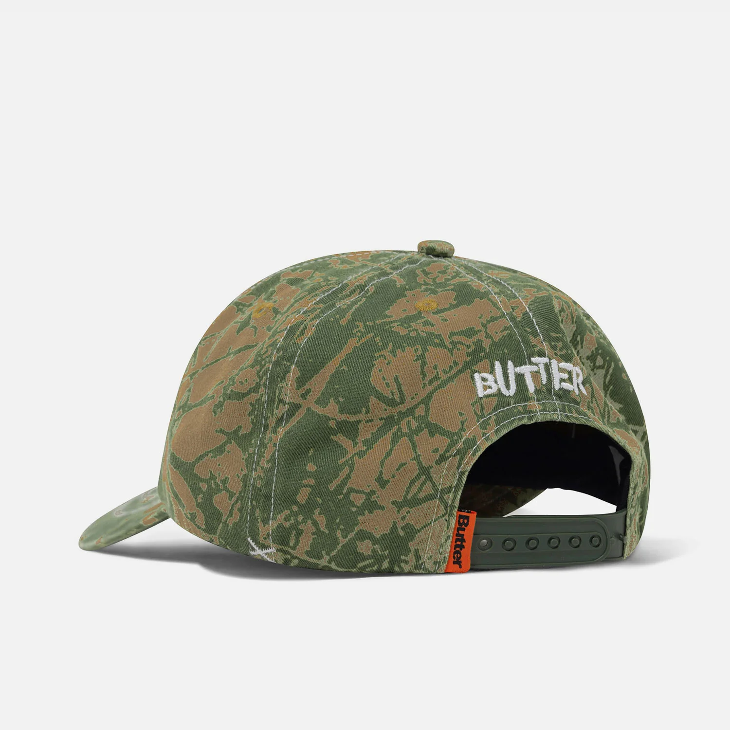 Butter Goods - Woods Camo 6 Panel Cap - Sage - Image 2
