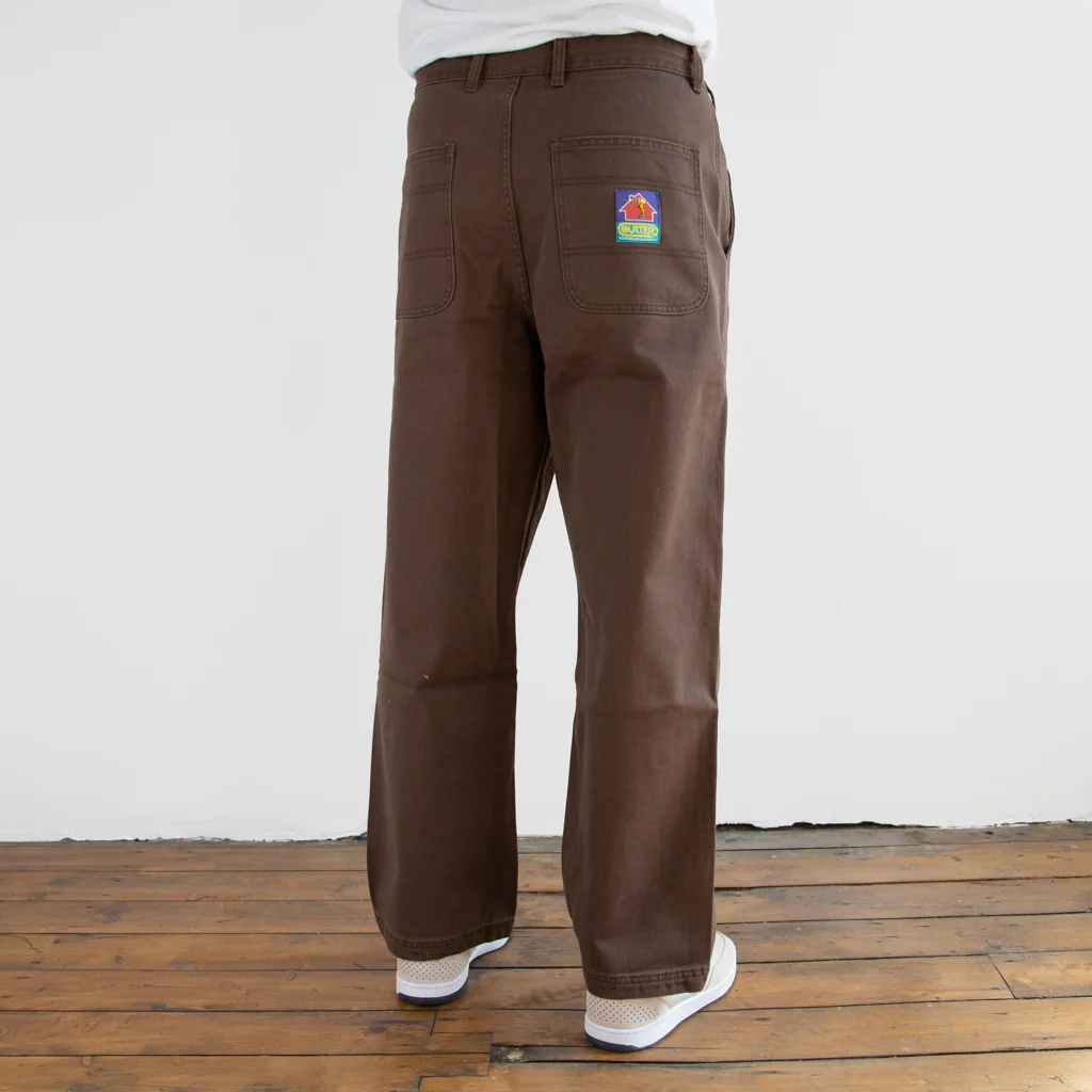Butter Goods - Denim Work Pants - Dark Brown - Image 3