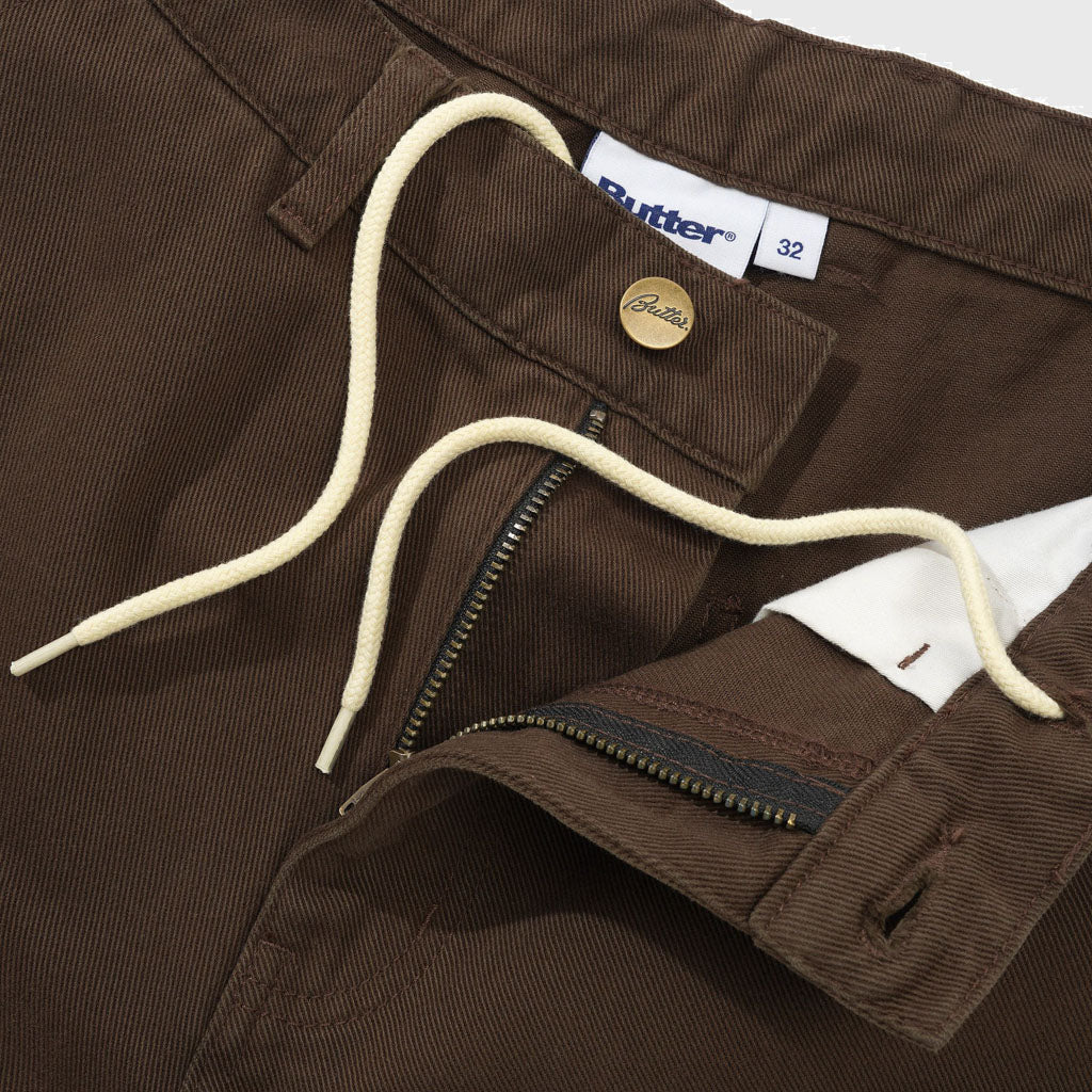 Butter Goods - Denim Work Pants - Dark Brown - Image 5
