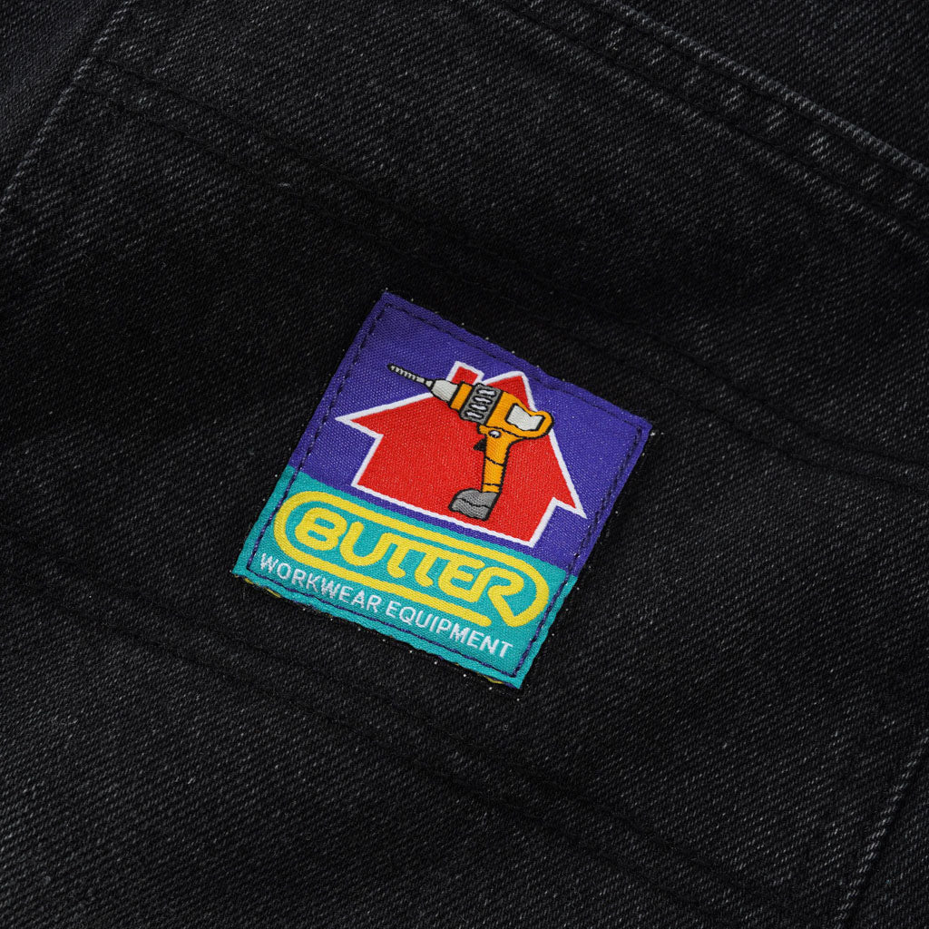 Butter Goods - Denim Work Pants - Distressed Black - Image 6