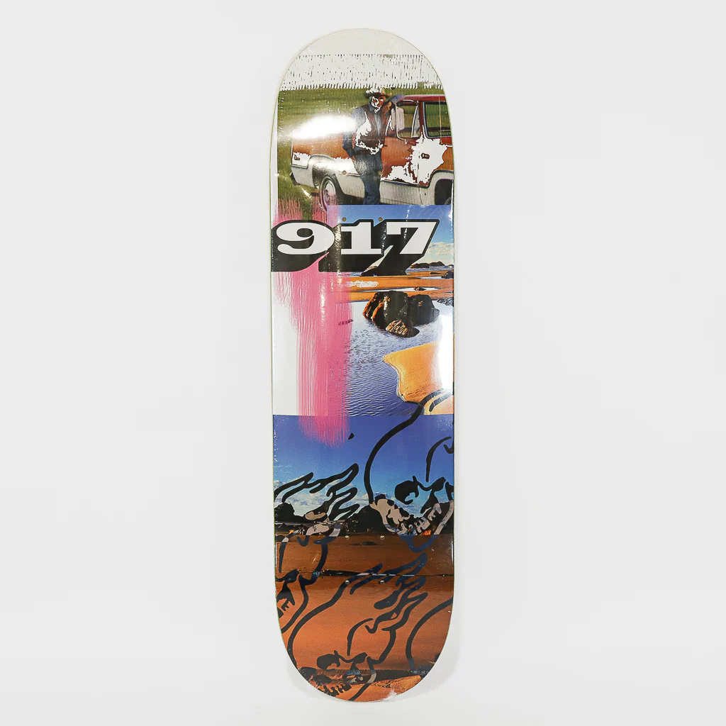 Call Me 917 - 8.38" Art School Skull Skateboard Deck