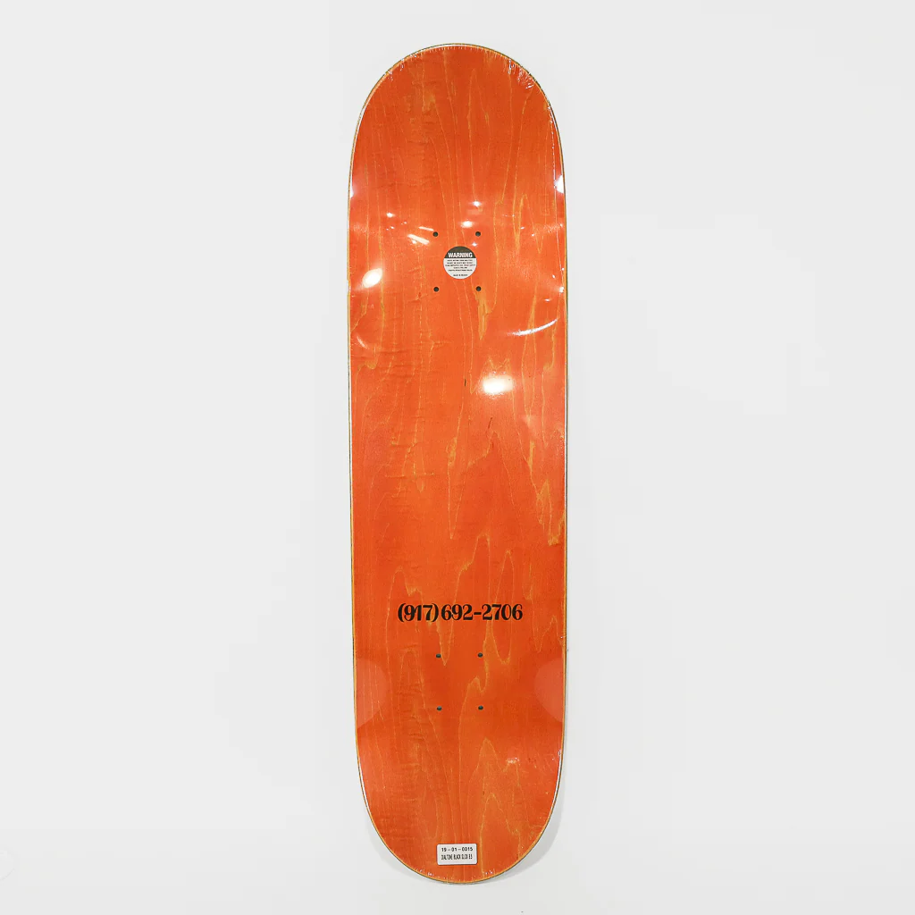 Call Me 917 - 8.5" (Slick) Dialtone Skateboard Deck - Black - Image 2