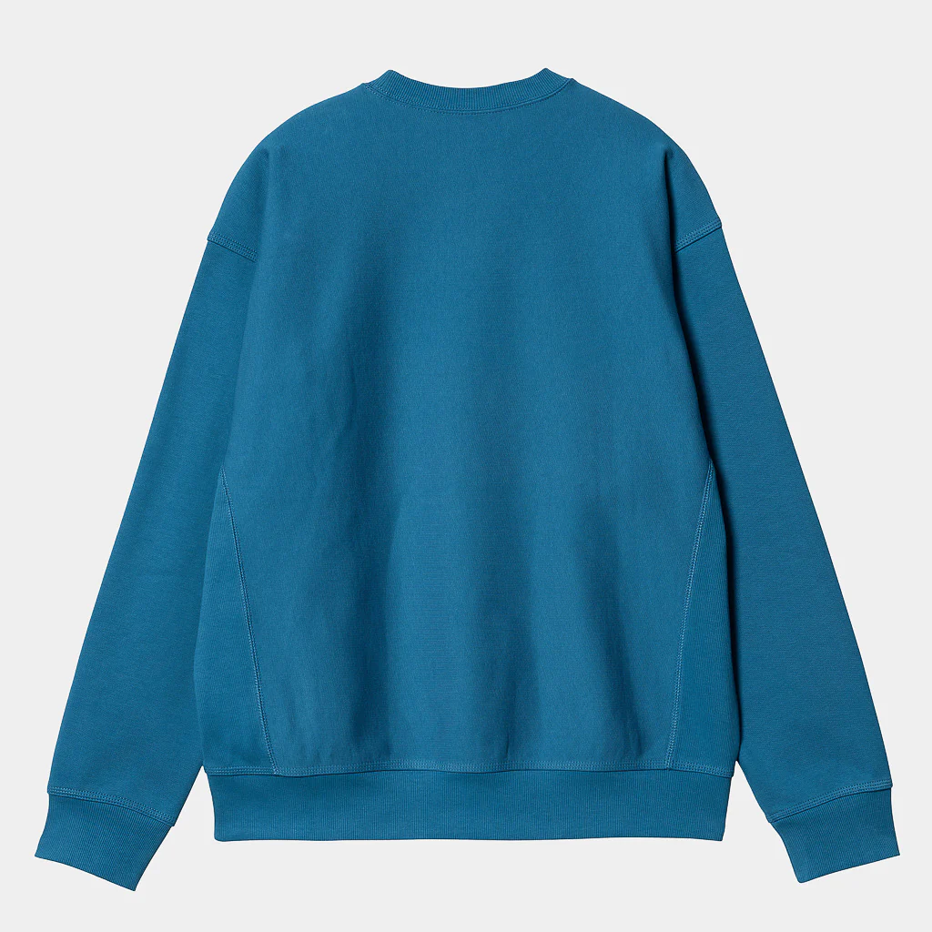 Carhartt WIP - American Script Crewneck Sweatshirt - Amalfi - Image 2