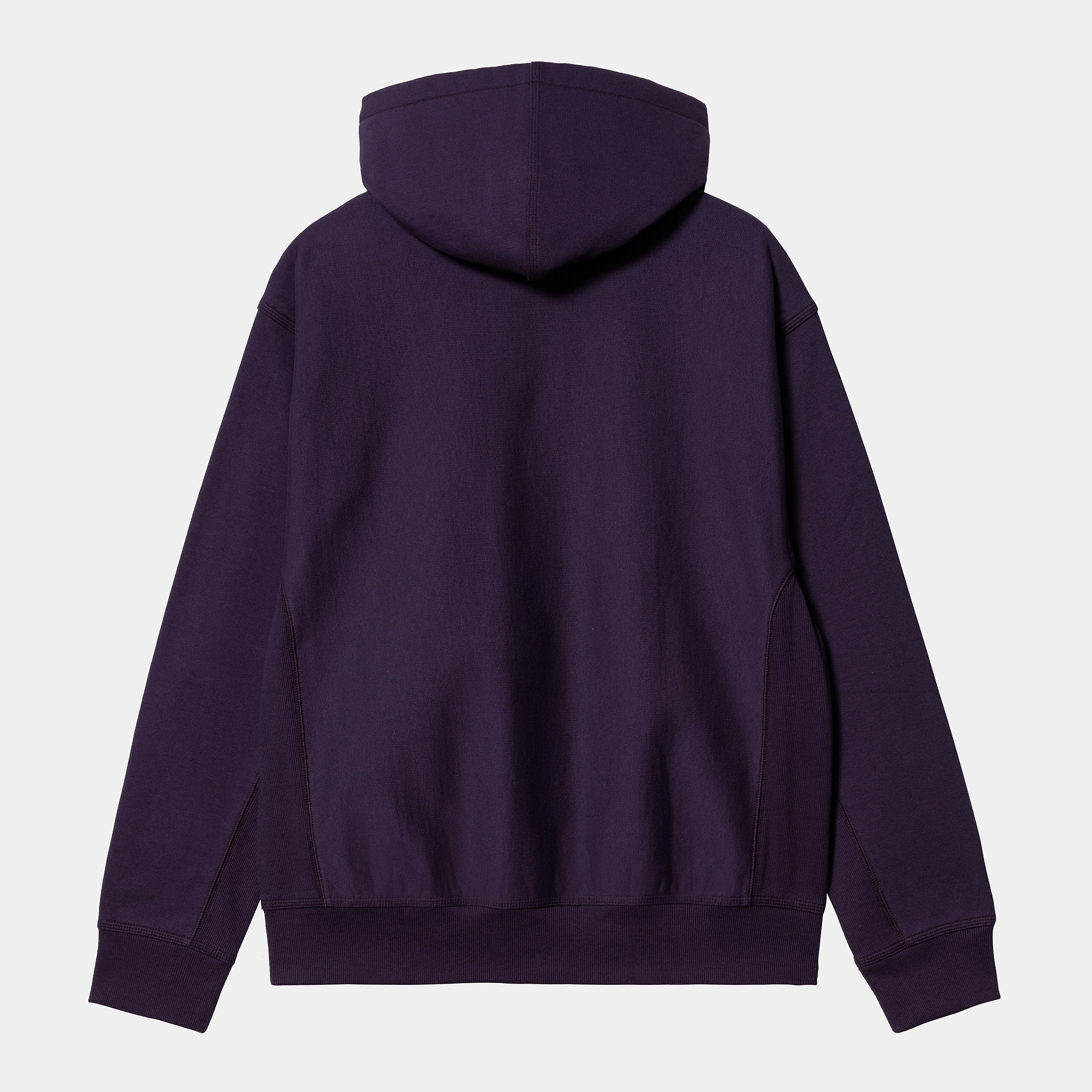 Carhartt WIP - American Script Pullover Hooded Sweatshirt - Cassis - Image 2