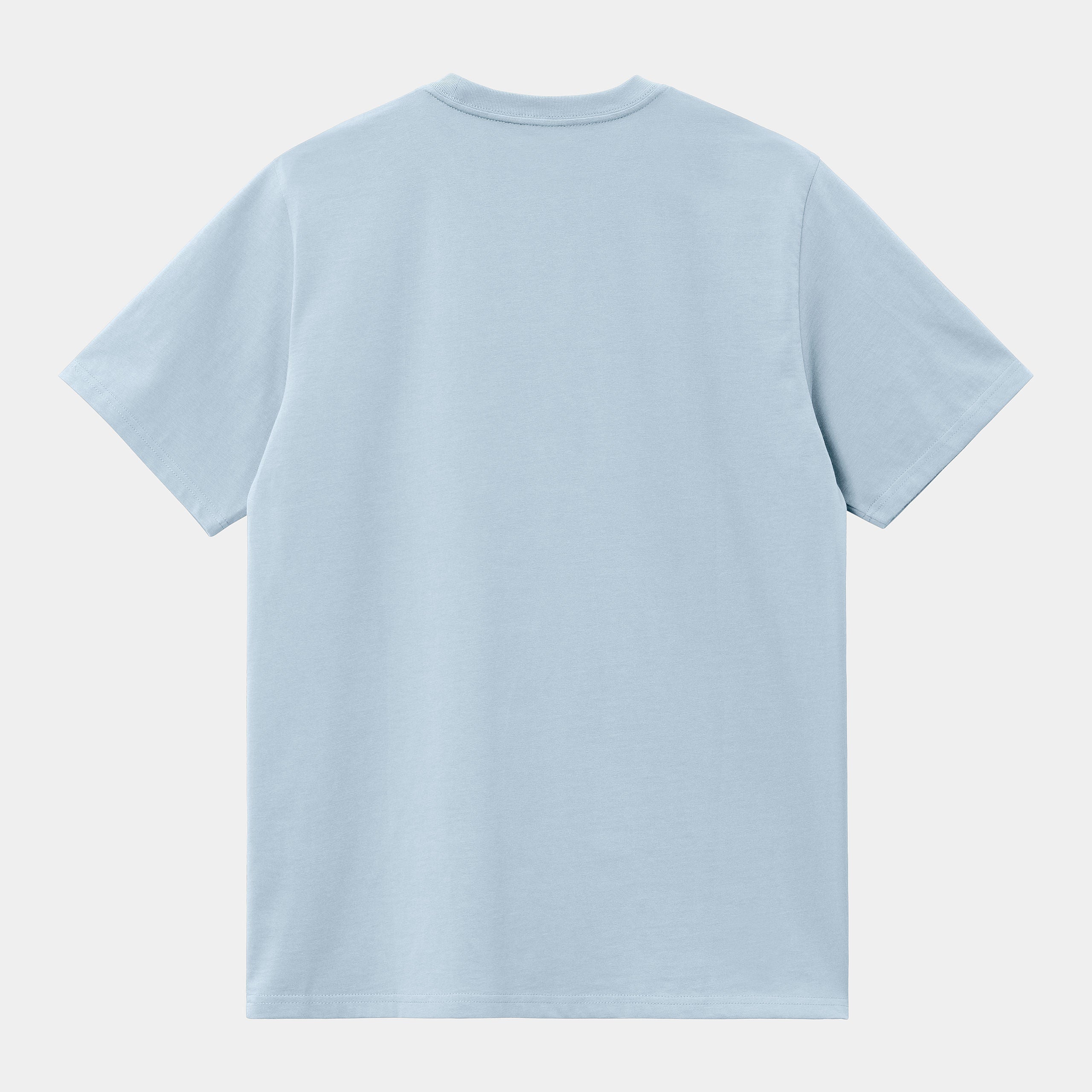 Carhartt WIP - American Script T-Shirt - Frosted Blue - Image 2
