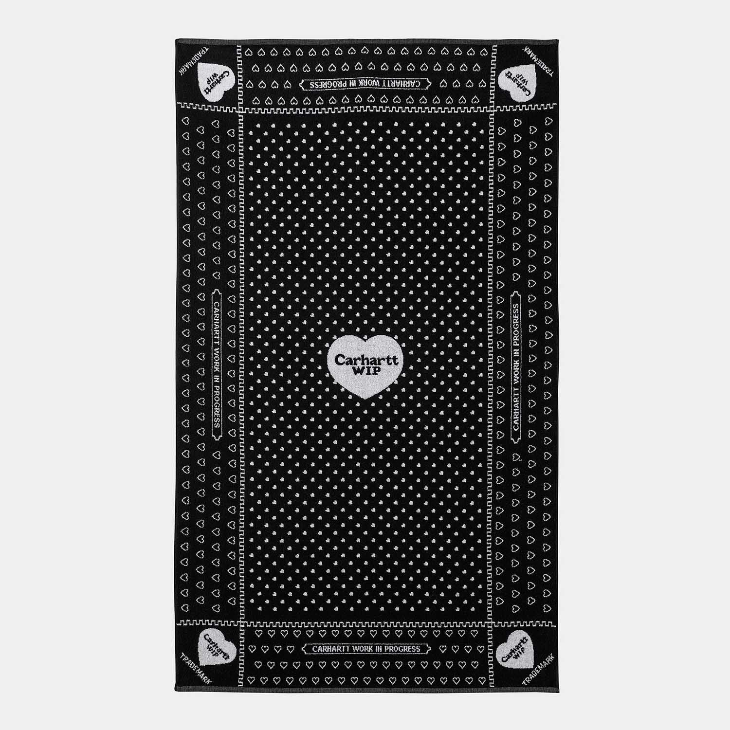 Carhartt WIP - Heart Bandana Towel - Black