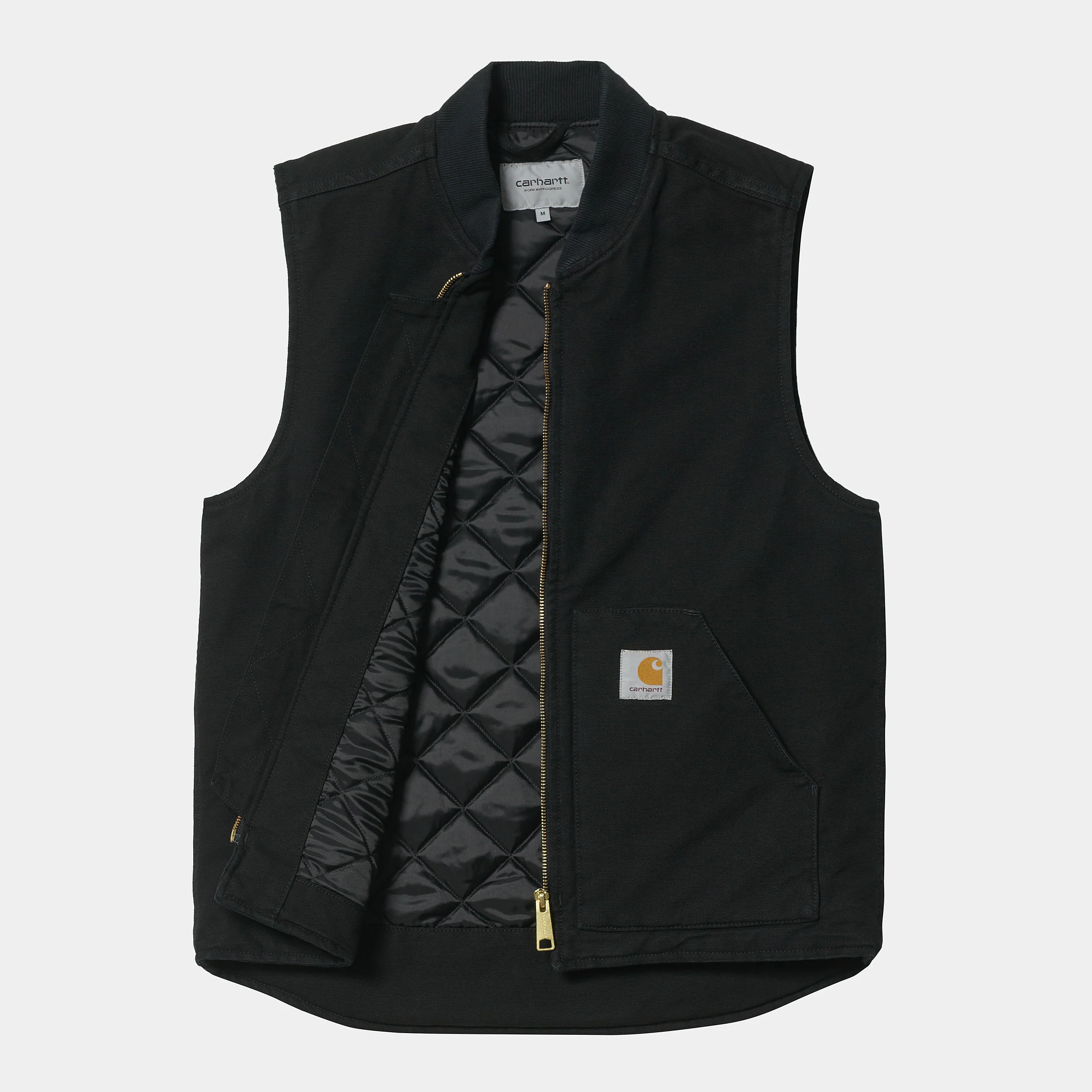 Carhartt WIP - Canvas Vest Jacket - Black (Rinsed) - Image 2