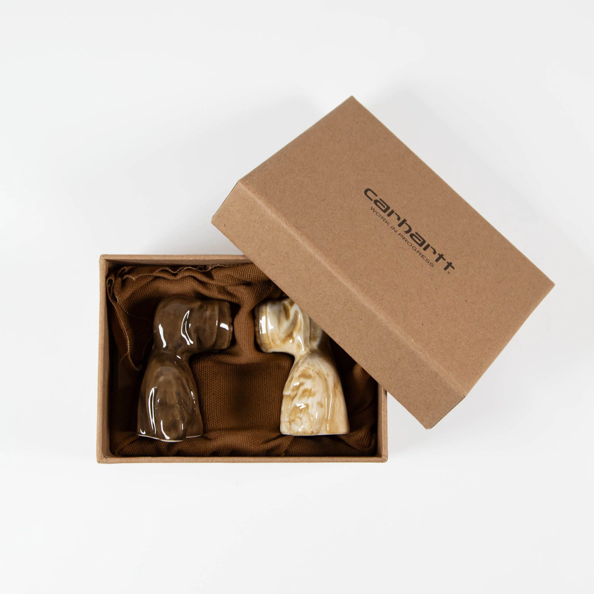 Carhartt WIP - Ceramic Salt And Pepper Shakers - Salt / Hamilton Brown - Image 2